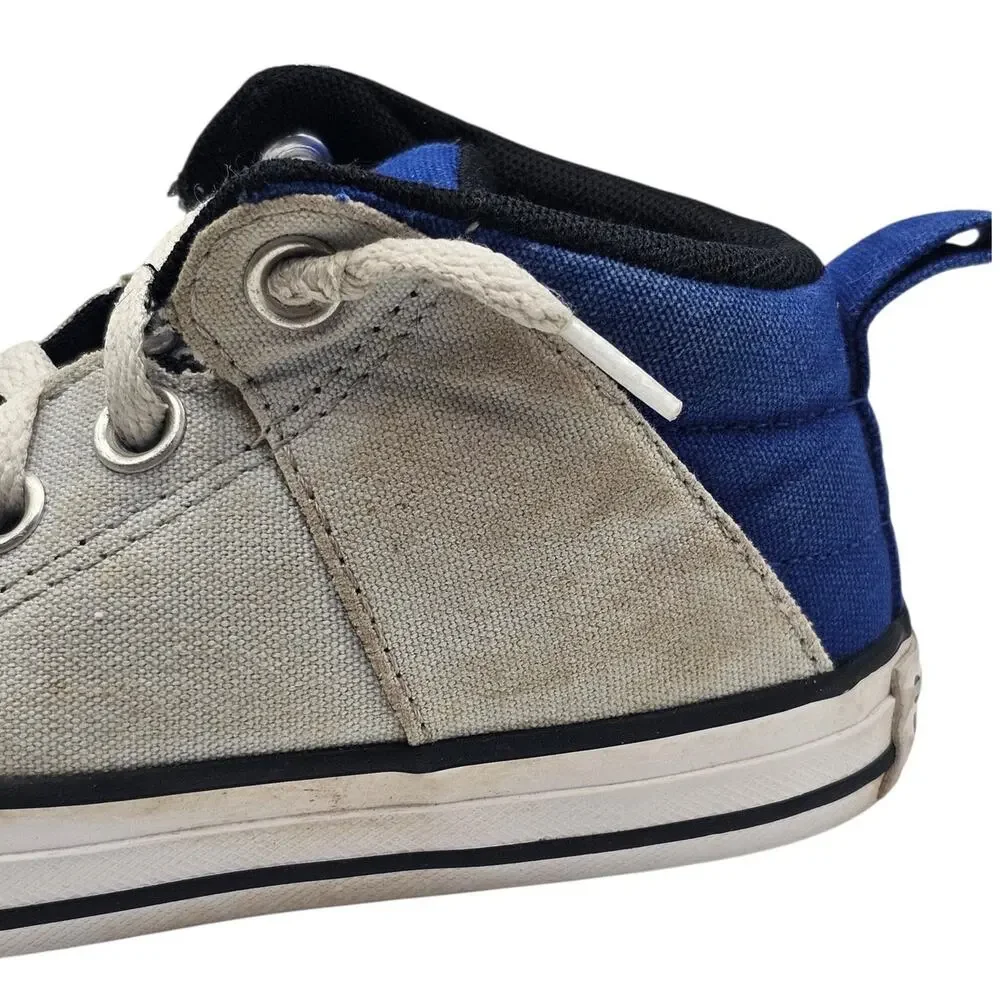 Converse Kids Gray & Blue Chuck Taylor All Star Axel Mid Top Sneaker